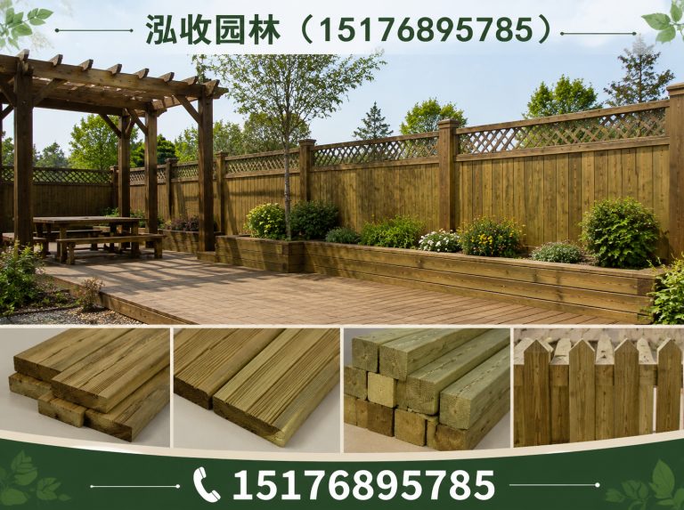 乐山防腐木凉亭展示图